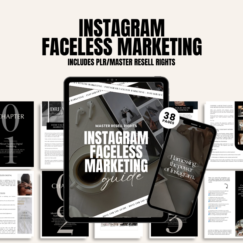 Instagram Faceless Digital Marketing Guide