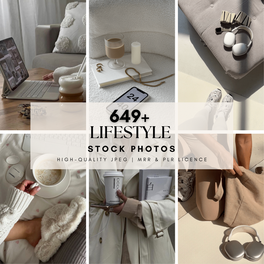 649 Lifestyle Edit Stock Images Bundle