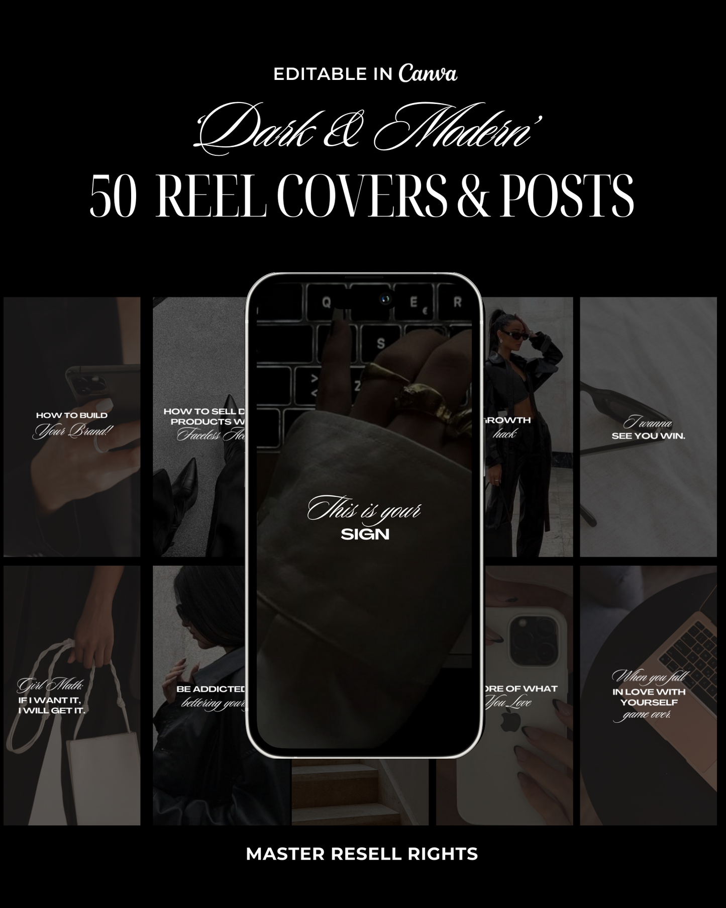 Modern Instagram Reel Covers & Posts Templates 