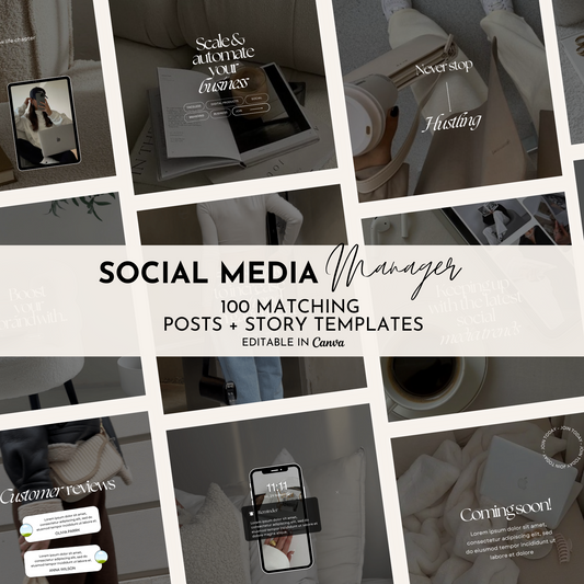 100 Social Media Marketing Templates